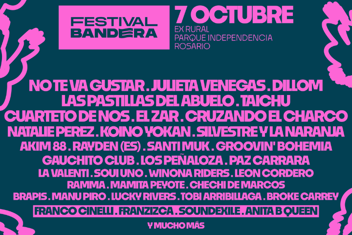 FESTIVAL BANDERA 4ta edición - Grilla completa